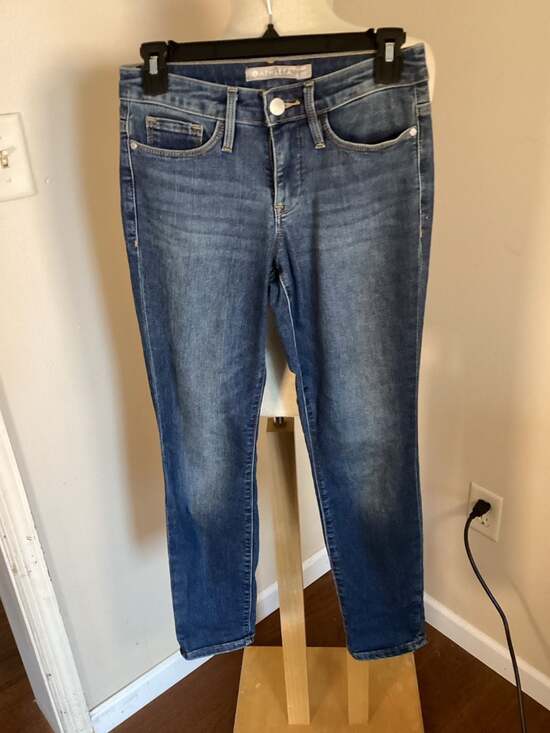 Athleta Denim - Athleta SCULPTEK Denim Skinny Jeans Medium Wash Blue Size 0P Petite